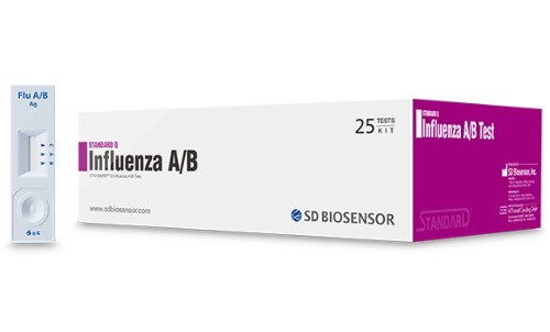 SD바이오센서_STANDARD™ Q Influenza A/B Test /25개입 1세트(독감키트)
